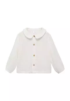 Рубашка-блузка FELIPE Mango Kids, кремовый