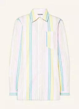 Рубашка блузка GANNI, роза