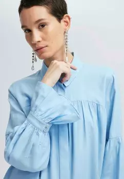 Рубашка-блузка GATHER DETAILED Touch Priv, светло-голубой