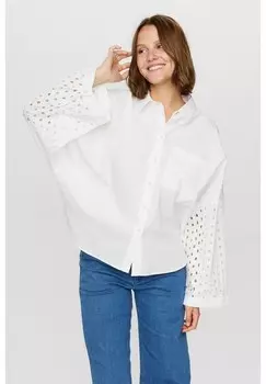 Рубашка-блузка GWEN Nmph, белый