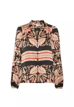 Рубашка-блузка IXBRIGITTE SH ICHI, черный