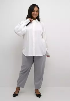 Рубашка-блузка Kaffe Curve, кремовый