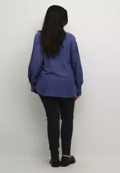 Рубашка-блузка Kaffe Curve, синий