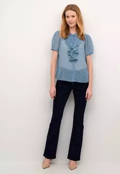 Рубашка-блузка KINIA Cream, синий