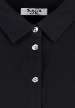 Рубашка-блузка LANGE Sublevel, черный