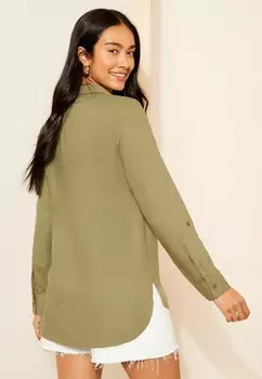 Рубашка-блузка LONG SLEEVE THROUGHWITH- REGULAR FIT Friends Like These, зеленый