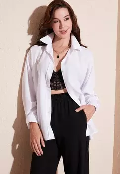 Рубашка-блузка LOOSE FIT LELA, белый