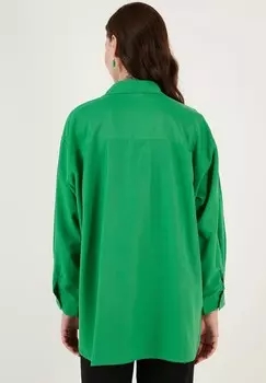 Рубашка-блузка LOOSE FIT LELA, зеленый