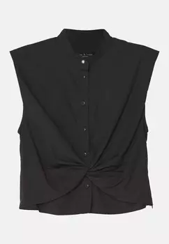 Рубашка-блузка LOUISA rag & bone, черный