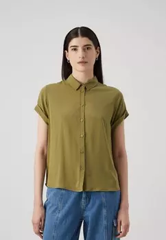 Рубашка-блузка MAJAN SHIRT Samse Samse, оливковый