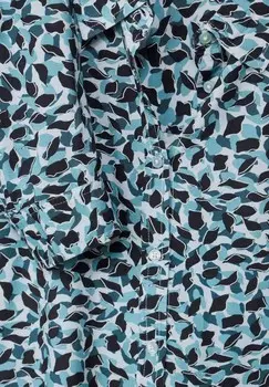 Рубашка-блузка MIT GRAFISCHEM PRINT Cecil, светло-голубой