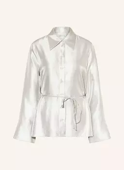 Рубашка блузка Mrs & Hugs, серебряный