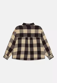 Рубашка-блузка NOW IM DANCING PLAID Roxy, темно-серый