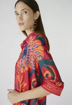 Рубашка-блузка Oui, оранжевый