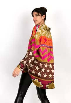 Рубашка-блузка OVERSIZED LION STARS Grace, красный