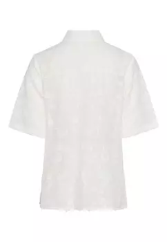 Рубашка-блузка PCNOLAX SHIRT Pieces, кремовый