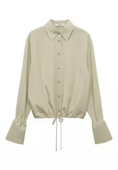Рубашка-блузка POMPY Mango, зеленый