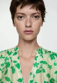 Рубашка-блузка PRESLEY Mango, кремовый