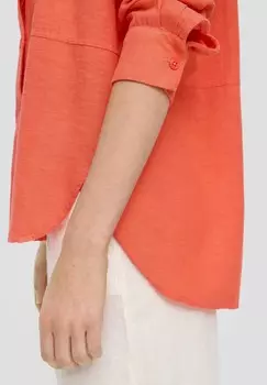 Рубашка-блузка QS, абрикос