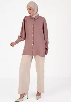 Рубашка-блузка REFKA CASUAL Modanisa, розовый