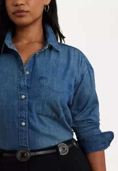 Рубашка-блузка RELAXED FIT DENIM SHIRT Ralph Lauren, синий
