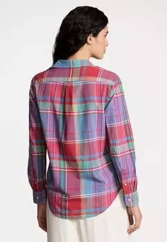 Рубашка-блузка RELAXED MADRAS CHECK Ralph Lauren, синий