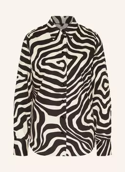 Рубашка-блузка seidensticker, черный/кремовый