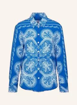 Рубашка блузка Seidensticker, синий