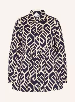 Рубашка блузка seidensticker, темно-синий