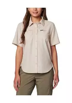 Рубашка блузка "silver ridge 3.0" нагрудные карманы Columbia, серый