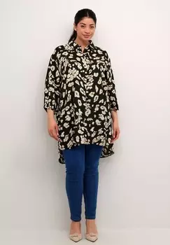Рубашка-блузка SONNA Kaffe Curve, черный