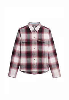 Рубашка-блузка Superdry, красный