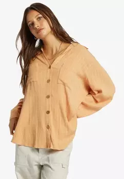 Рубашка-блузка SWELL Billabong, коричневый