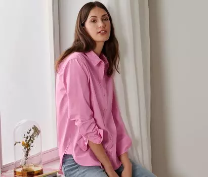 Рубашка-блузка Tchibo, розовый