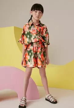 Рубашка-блузка TEXTURED SET REGULAR FIT Next, оранжевый