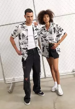 Рубашка-блузка UNISEX YOURTURN, белый