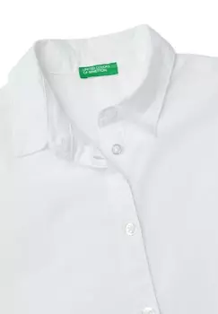 Рубашка-блузка United Colors of Benetton, белый