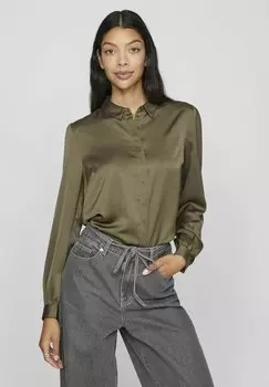 Рубашка-блузка VIELLETTE VILA, оливковый