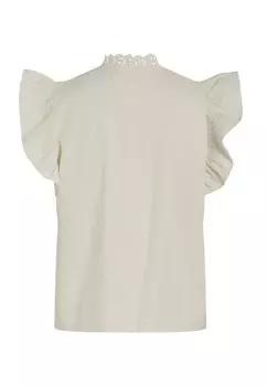 Рубашка-блузка VIHAIFA VILA, кремовый