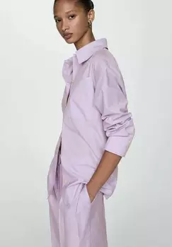 Рубашка-блузка VITO Mango, фиолетовый