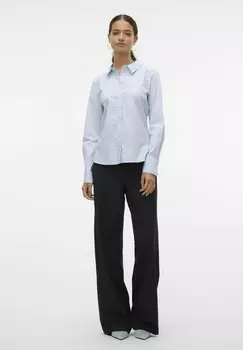 Рубашка-блузка VMANNA FITTED Vero Moda, светло-голубой