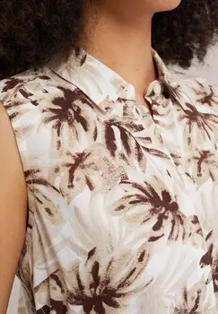 Рубашка-блузка WE Fashion, бежевый