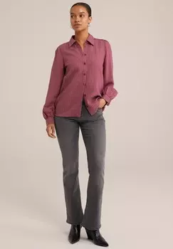 Рубашка-блузка WE Fashion, лиловый