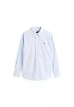 Рубашка блузка вышивка Tommy Jeans, синий