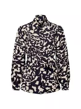 Рубашка-Блузка животное Seidensticker, синий