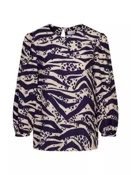 Рубашка-Блузка животное Seidensticker, синий