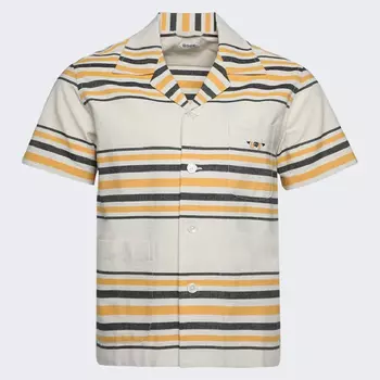 Рубашка Bode Namesake Stripe Short-Sleeve, мультиколор