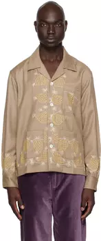 Рубашка Bode Taupe Sweet Pine