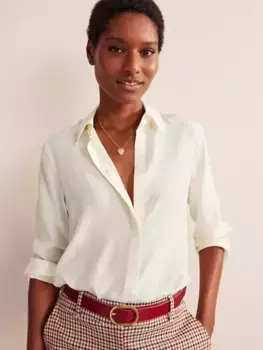 Рубашка Boden Sienna Silk, слоновая кость