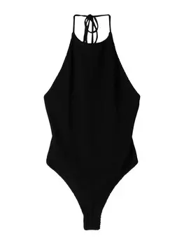 Рубашка-боди Bershka, черный